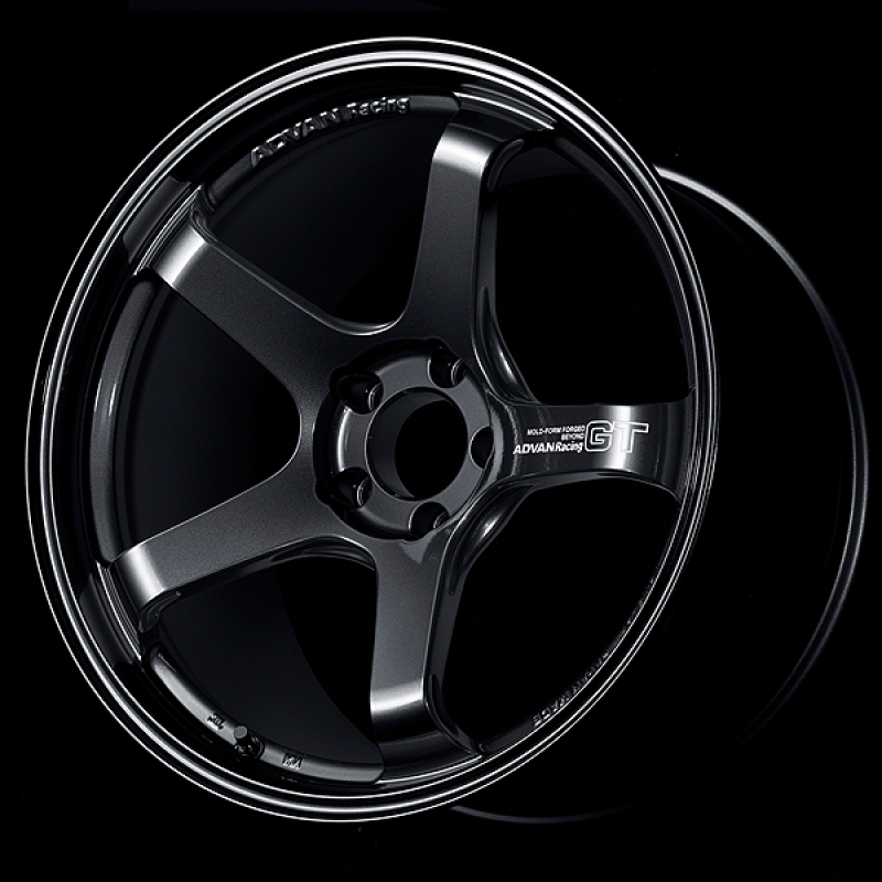 Advan GT Beyond 19x9.5 +44 5-100 Racing Titanium Black Wheel