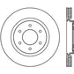 StopTech Power Slot 08-09 Infiniti QX4/QX56 / 07-09 Nissan Armada Left Front Slotted Cryo Rotor