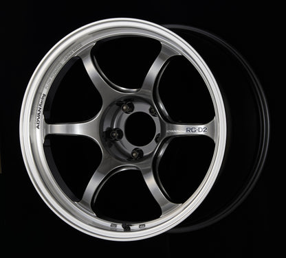 Advan RG-D2 17x8.0 +44 5-114.3 Machining & Racing Hyper Black Wheel