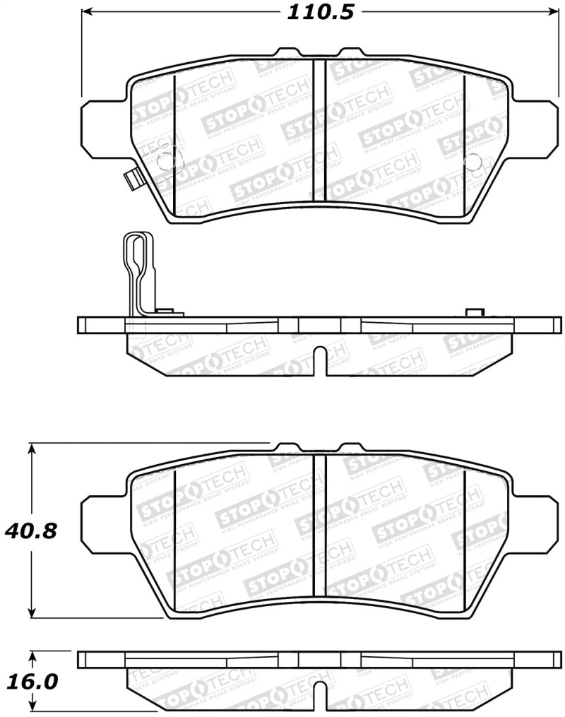 StopTech Street Brake Pads