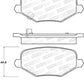 StopTech Street Brake Pads - Front