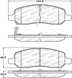 StopTech Street Brake Pads