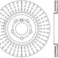 StopTech 11-13 BMW 550i Rear Left Drilled Sport Brake Rotor