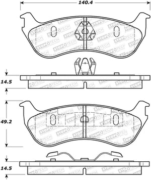 StopTech Street Select Brake Pads