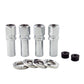 McGard Hex Lug Nut (Drag Racing X-Long Shank) 1/2-20 / 13/16 Hex / 2.475in. Length (4-Pack) - Chrome