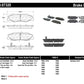 StopTech Performance 04-08 Cadillac XLR/XLR-V / 97-10 Chevrolet Corvette Rear Brake Pads