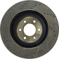 StopTech 92-02 Dodge Viper Drilled Front Left Cryo Rotor