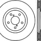 StopTech Power Slot 13 BRZ/90-05 Legacy Sedan / 05-06 Saab 9-2X Front Left Slotted CRYO-STOP Rotor