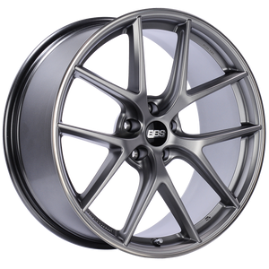 BBS CI-R 20x9 5x112 ET25 Platinum Silver Polished Rim Protector Wheel -82mm PFS/Clip Required