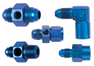 Fragola Inline Gauge Adapter -4AN Male x -4AN Fem