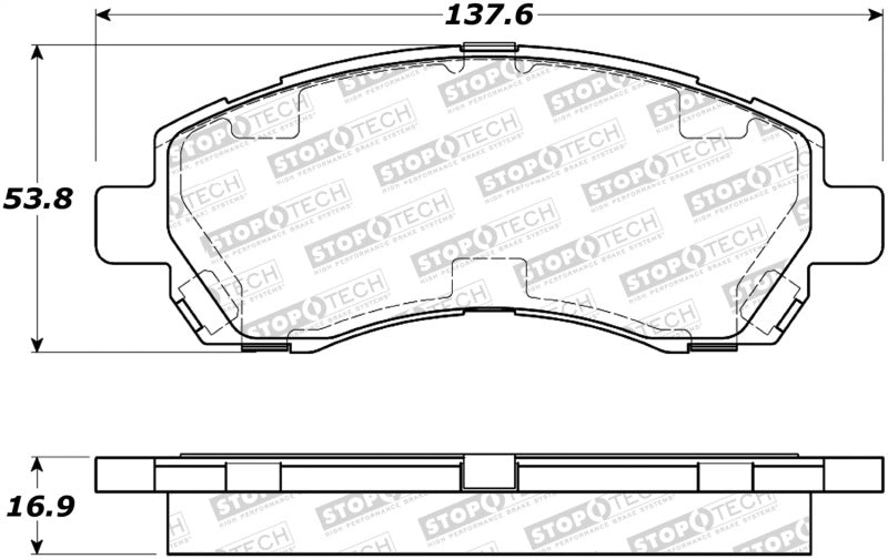 StopTech Street Brake Pads