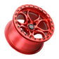 Weld Off-Road W906 17X10 Ledge Beadlock 5X127 ET-25 BS4.50 Candy Red / Red Ring 71.5