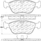 StopTech Performance 98-04 Volvo S60/98-00 S70/98-00 V70/93-97 850 Series Front Brake Pads