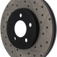 StopTech 03-09 Lincoln Town Car / 03-09 Mercury Grand Marquis Front Right Slotted & Drilled Rotor