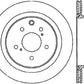 StopTech Drilled Sport Brake Rotor