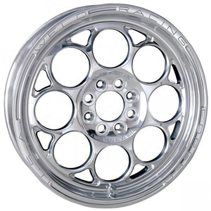 Weld Magnum Import 3-Piece 13x8.0 / 4x100mm BP / 5in. BS Polished Wheel - Polish Single Beadlock MT