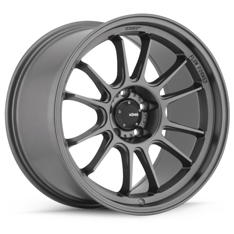 Konig Hypergram 19X10.5B 5X114.3 ET25 Matte Grey Flow Formed