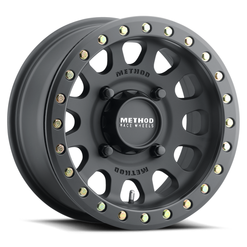 Method MR401 UTV Beadlock 15x10 / 6+4/25mm Offset / 4x156 / 132 CB Matte Black Wheel