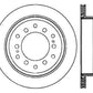 StopTech Power Slot 03-09 Toyota 4 Runner / 03-09 Lexus GX470 Drilled Left Rear Rotor