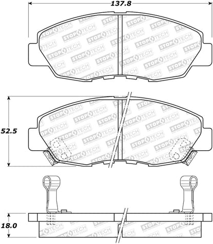 StopTech Street Brake Pads