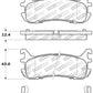 StopTech Performance 94-97/99-05 Miata w/ Normal Suspension Rear Brake Pads D636