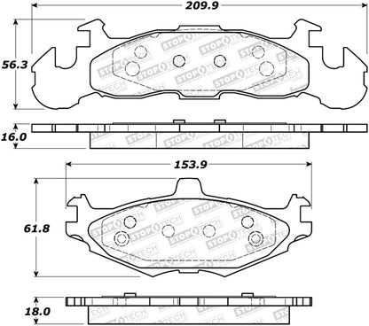 StopTech Street Brake Pads