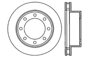 StopTech 00-05 Ford Excursion 4WD / 99-04 F250/F350 Pickup Front Slotted & Drilled Left Rotor