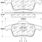 StopTech Performance 01-09 Volvo S60 / 99-00 S70 / 99-06 S80 / 99-07 V70/V70R Rear Brake Pads