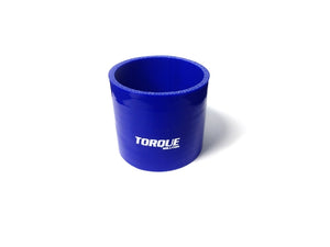 Torque Solution Straight Silicone Coupler: 4in Blue Universal