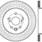 StopTech 13-14 Lexus GS300/350/400/430 Slotted Sport Rear Left Brake Rotor