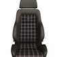 Recaro Classic LS Seat - Black Leather/Classic Checkered Fabric