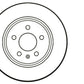 StopTech Power Slot 09-10 Audi A4/A4 Quattro / 08-10 A5 / 10 S4 Rear Right Drilled & Slotted Rotor