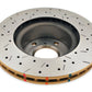 DBA 14-21 Volkswagen GTI (w/Perf Pkg 310mm Rear Disc) Rear 4000 Series Drilled & Slotted Rotor