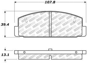 StopTech Street Select Brake Pads - Front/Rear