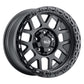 Weld Off-Road W104 17X9.0 Cinch 5X114.3 5X127 ET-12 BS4.50 Satin Black Gloss Black 78.1