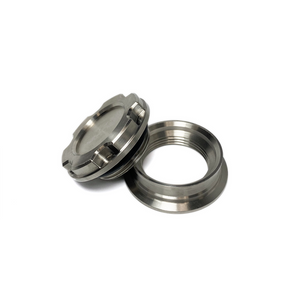 Ticon Industries Small Titanium Water Tank Filler Bung w/Cap (1.5in ID Fill Neck / 2in OD Cap)