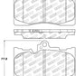 StopTech Performance 06 Lexus GS300/430 / 07-08 GS350 / 06-08 IS350 Front Brake Pads