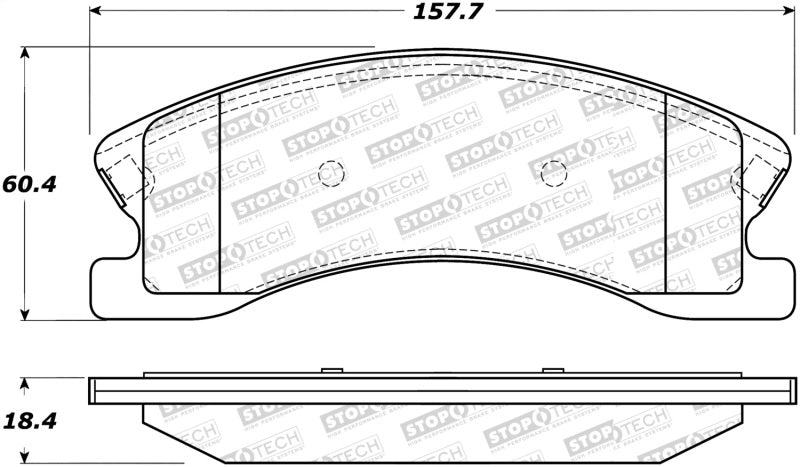 StopTech Street Select Brake Pads