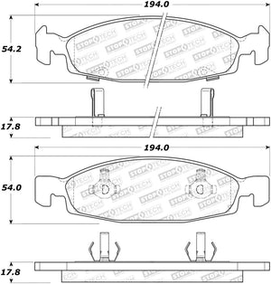 StopTech Street Brake Pads