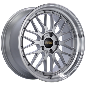 BBS LM 19x11 5x130 ET50 CB71.6 Diamond Silver Center Diamond Cut Lip Wheel