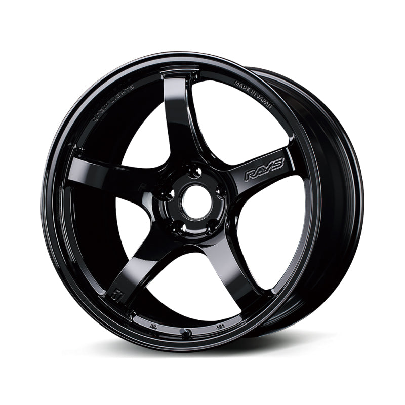 Gram Lights 57CR 19X10.5 +12 5x114.3 - Glossy Black