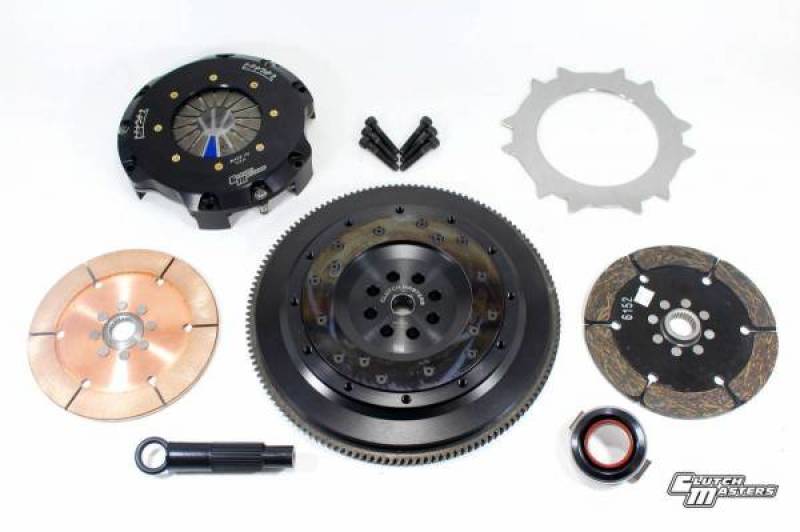 Clutch Masters 17-18 Honda Civic 1.5L Turbo (EX/Si) Race/Street Twin-Disc Clutch Kit w/Alum Flywheel