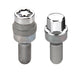 McGard 5 Lug Hex Install Kit w/Locks (Radius Seat Bolt) M14X1.5 / 17mm Hex / 28.1mm Shank L - Chrome