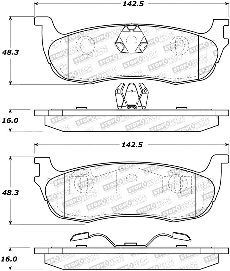 StopTech Street Brake Pads