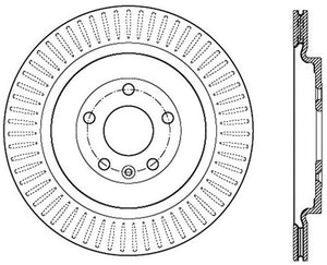 StopTech Sport Cross Drilled Brake Rotor - Front Right