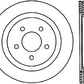 StopTech Power Slot 94-04 Ford Mustang Rear Right Slotted CRYO Rotor