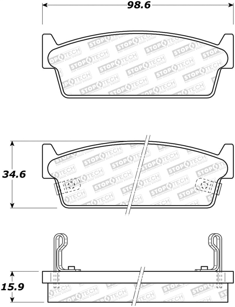 StopTech Street Brake Pads