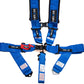 NRG SFI 16.1 5PT 3in. Padded Seat Belt Harness / Latch Link - Blue