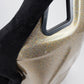 NRG FRP Bucket Seat ULTRA Edition - Large (Black Alcantara/Gold Glitter Back)