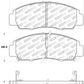 StopTech Performance 04-09 Acura TSX / 09 Accord V6 Coupe ONLY Front Brake Pads